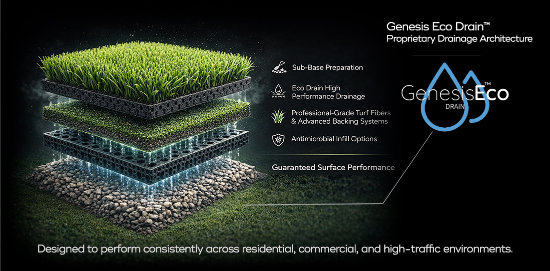 Genesis Turf engineered system diagram