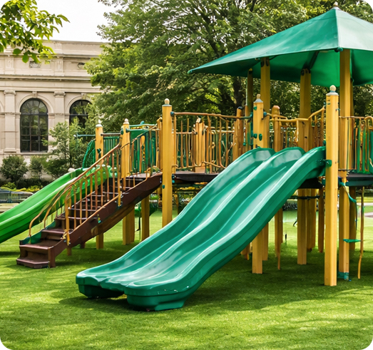 Genesis Turf playground installation