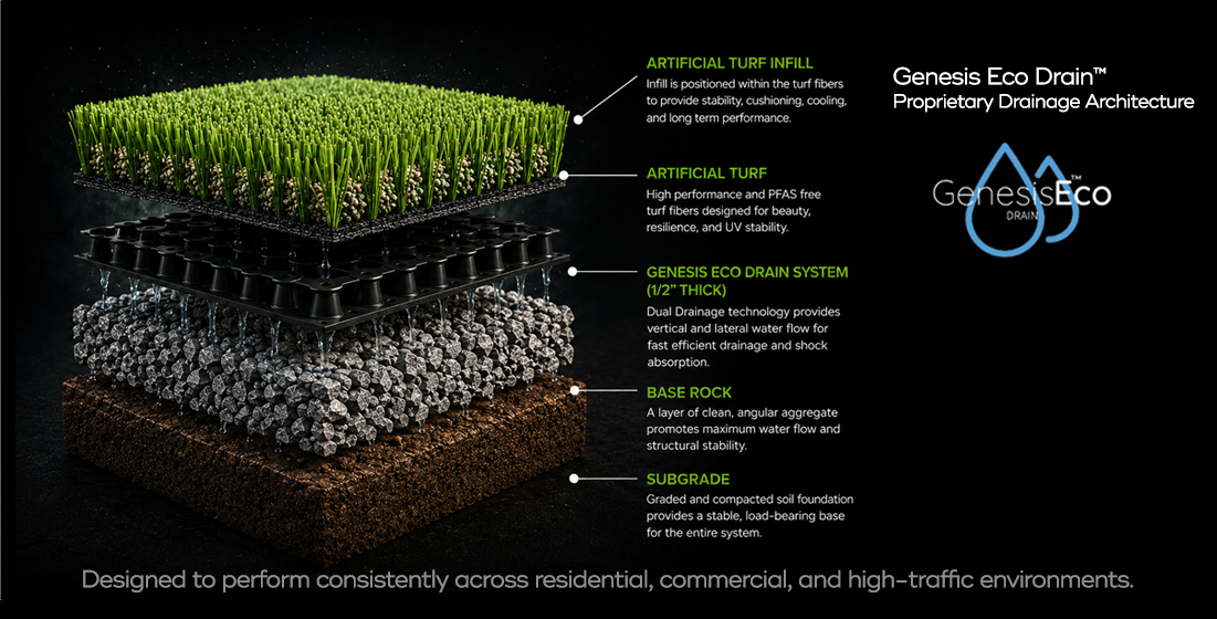 Genesis Turf engineered system diagram